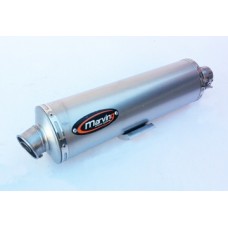 Marving Marmitta Singola Kawasaki ER5 Titanio Ovale Piccolo